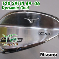 Mizuno Wedge T20 Satin 49-06/Dynamic Gold/X100/49[140182] Gold