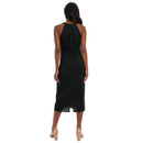 Others Womens London Times Halter Inset Waist Midi Dress Green