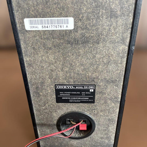 Onkyo Speaker Powerd System Gx-D90