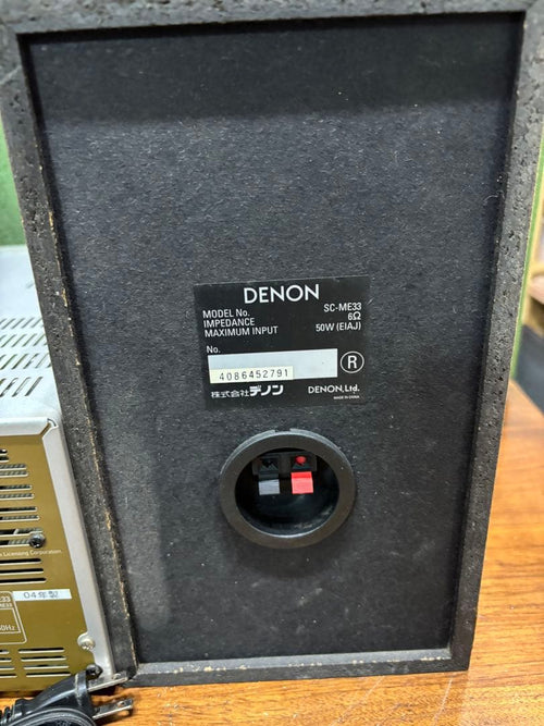 Denon Cd, Md Cassette Decks D-Me33 Cd/Md
