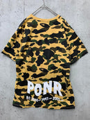 A Bathing Ape T -Shirt Camo Shark Tee Sizem/
