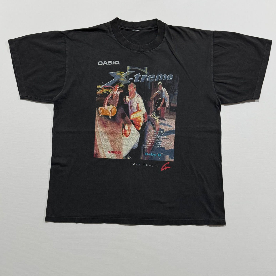 Casio T -Shirt 90S G-Shock X-Treme Dan Drehoble Vintage T-Shirt L [G No-B03