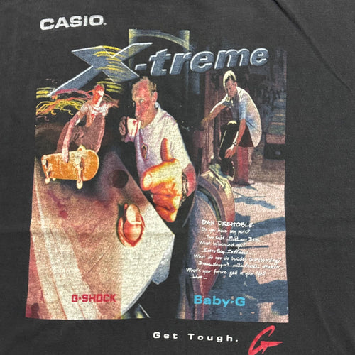 Casio T -Shirt 90S G-Shock X-Treme Dan Drehoble Vintage T-Shirt L [G No-B03