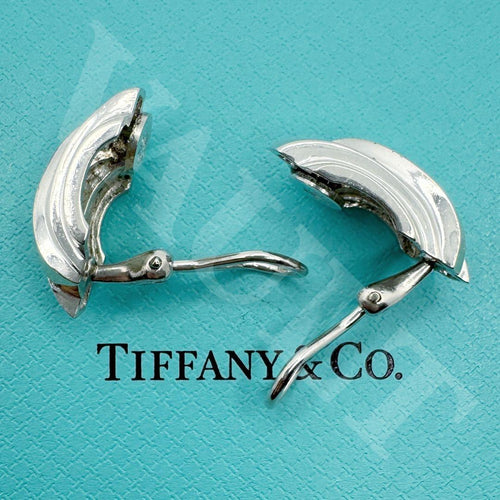 Tiffany Clip-On Earrings Tiffany&Co. Ag925 Yg