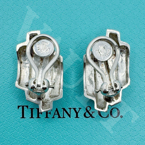Tiffany Clip-On Earrings Tiffany&Co. Ag925 Yg
