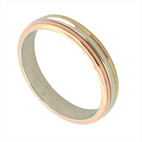 Cartier Ring #58 K18Yg 4.8G K18Pg K18Wg