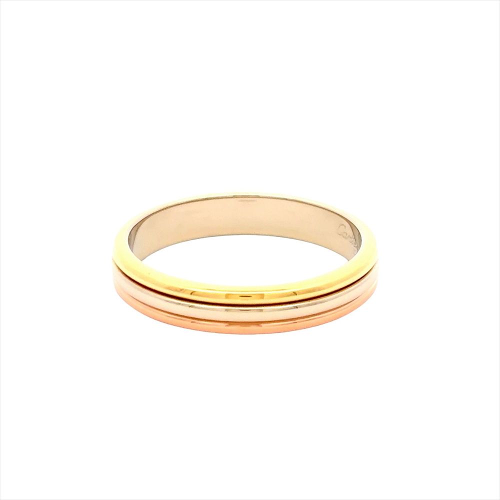 Cartier Ring #58 K18Yg 4.8G K18Pg K18Wg