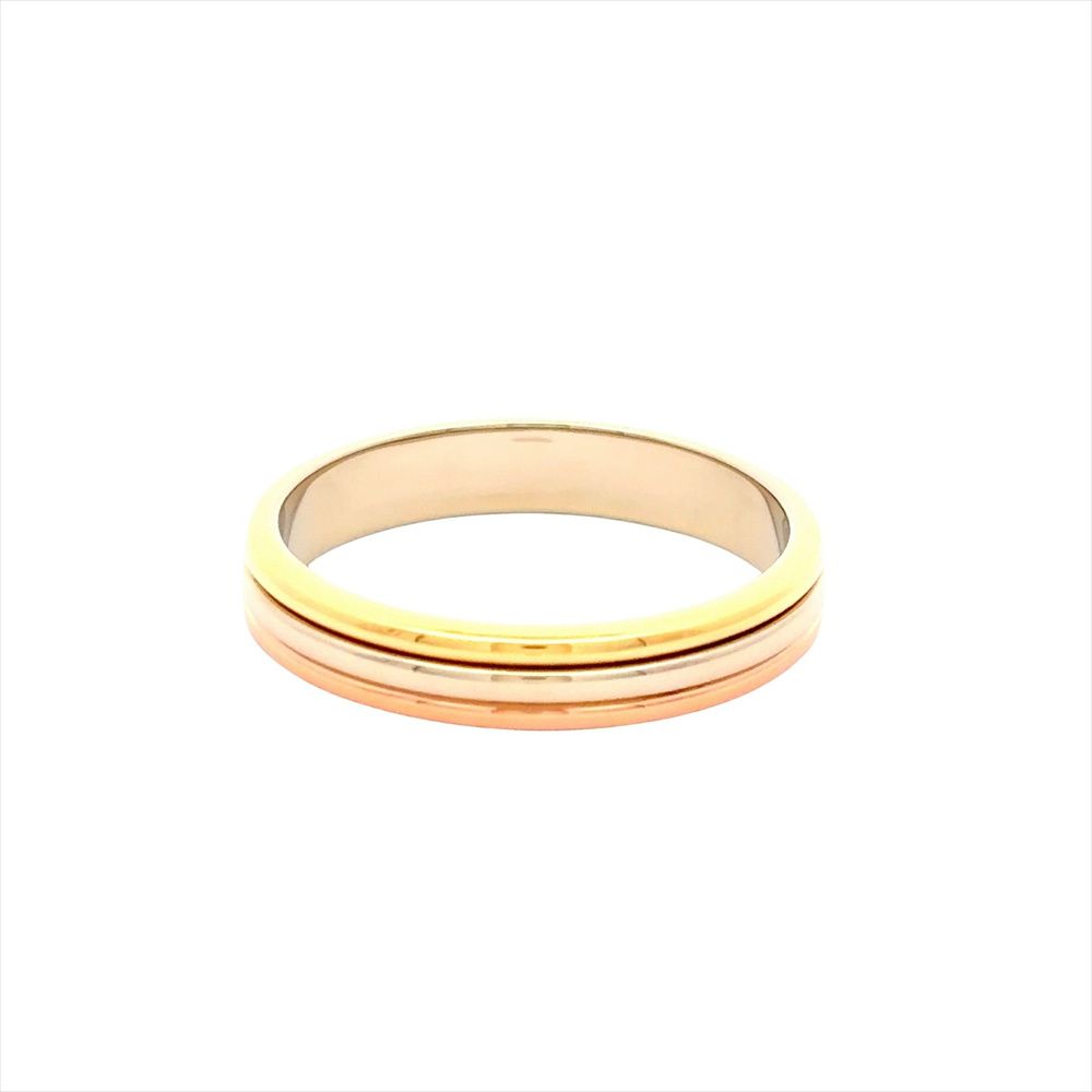 Cartier Ring #58 K18Yg 4.8G K18Pg K18Wg