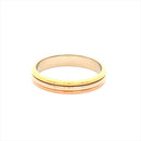 Cartier Ring #58 K18Yg 4.8G K18Pg K18Wg