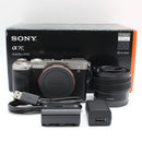 Sony Mirrorless Interchangeable Lips 22,987 7C Ilce-7Cl S Js129-02161