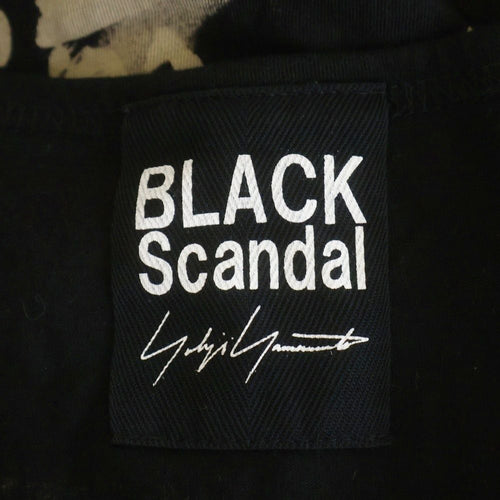 T -Shirt Black Scandal Yohji Yamamoto 20Ss R Hn-T43-085