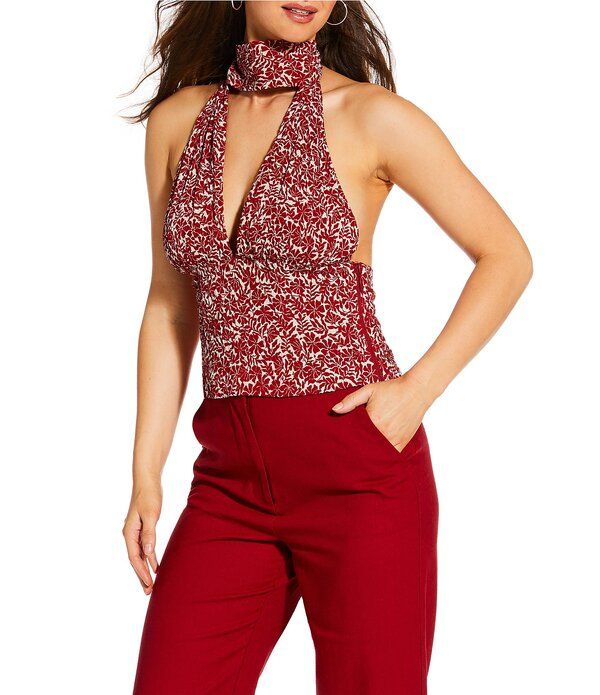 Long Sleeve V Gianni Bini X Cyd Morris The Van Neck Sleeveless Crinkle Hal
