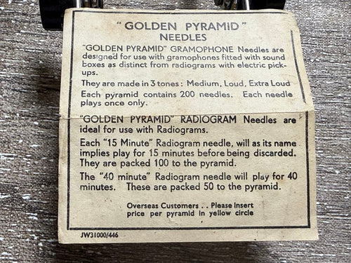 Other Golden Pyramid Needles 200 Loud