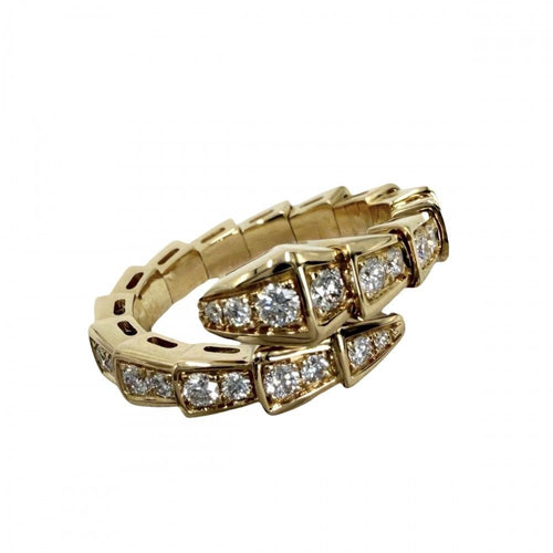 Bvlgari Ring Au750 18 Yg S K18 10 5.7G
