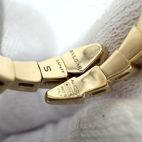 Bvlgari Ring Au750 18 Yg S K18 10 5.7G