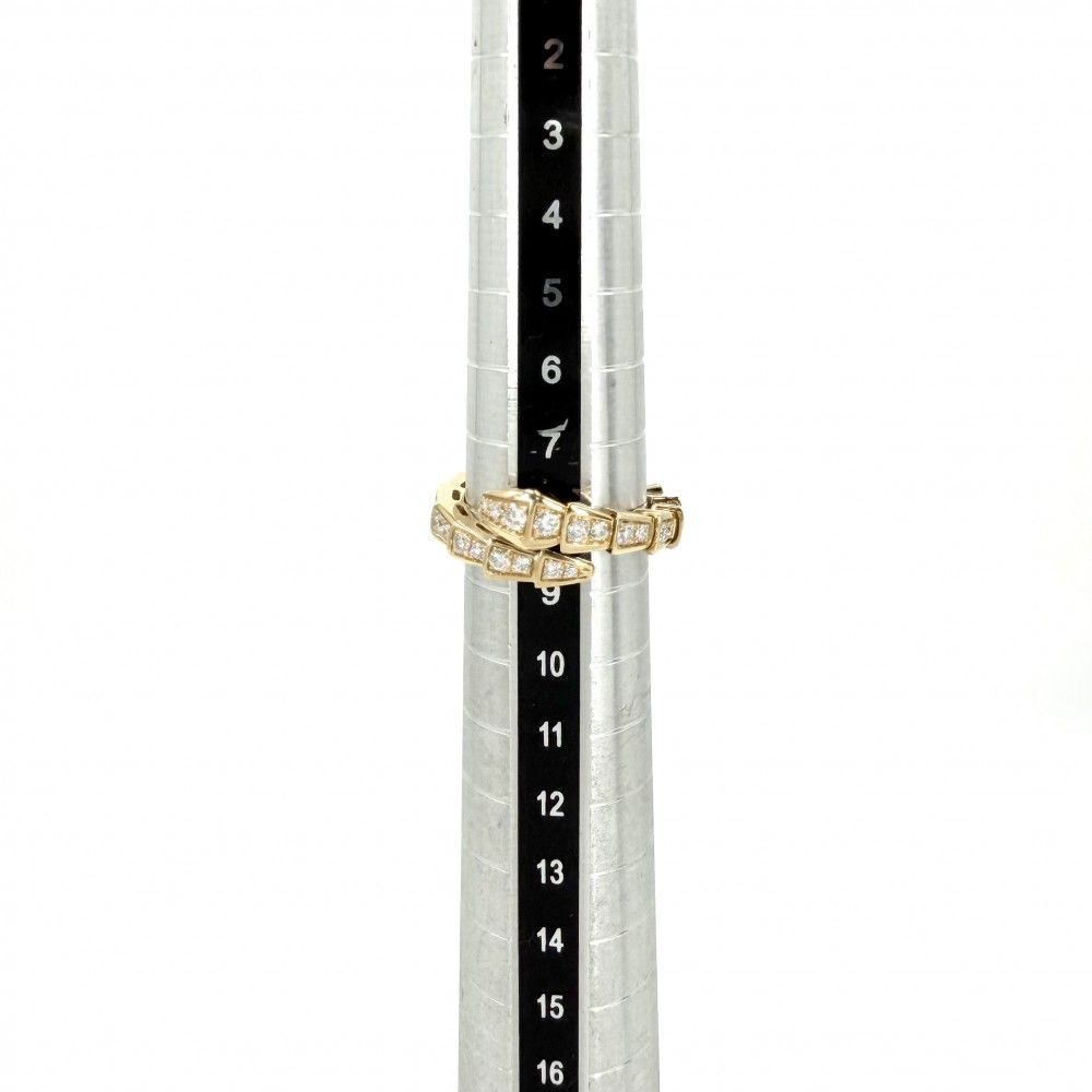 Bvlgari Ring Au750 18 Yg S K18 10 5.7G