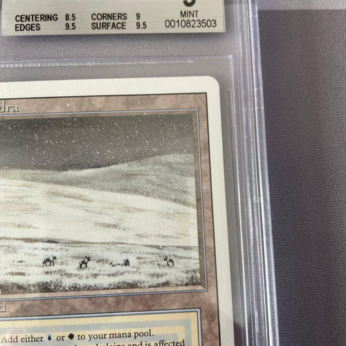 Magic: The Gathering Mtg )Tundra (Revised Bgs9