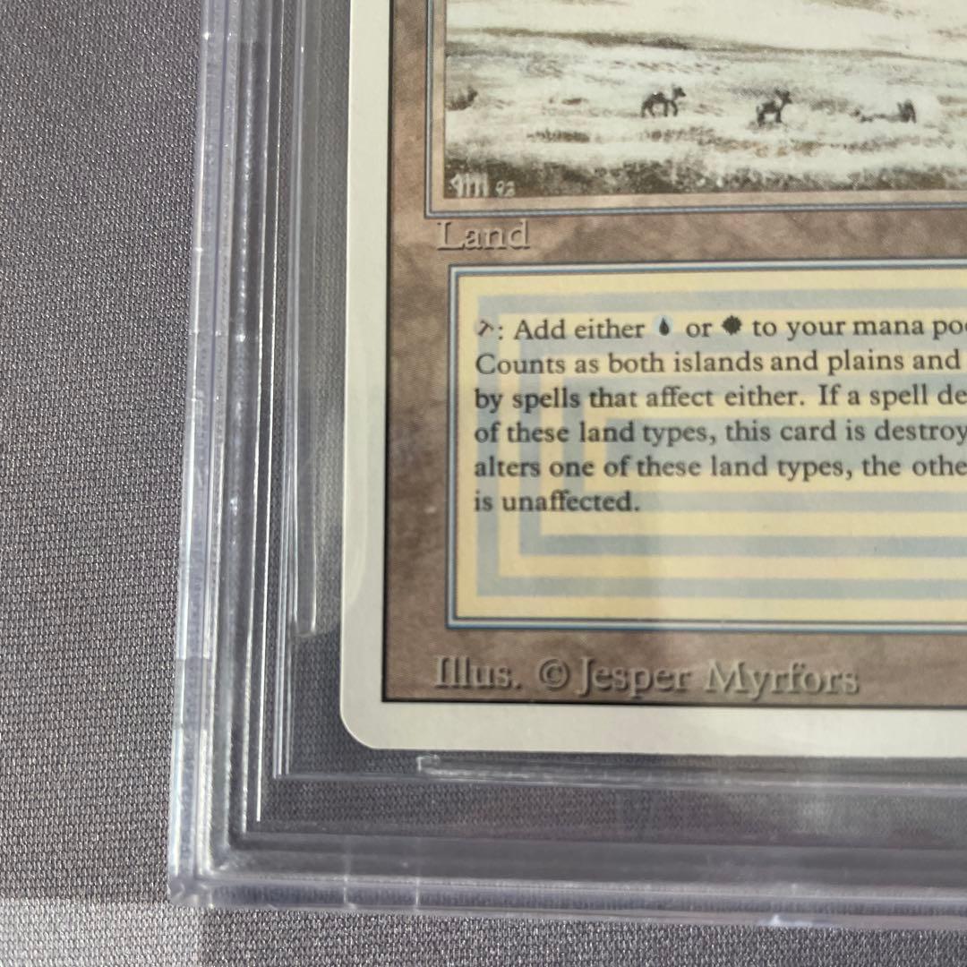 Magic: The Gathering Mtg )Tundra (Revised Bgs9