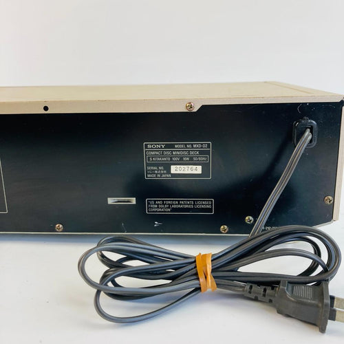 Sony Cd, Md Cassette Decks Cd/Md Mxd-D2 Ok