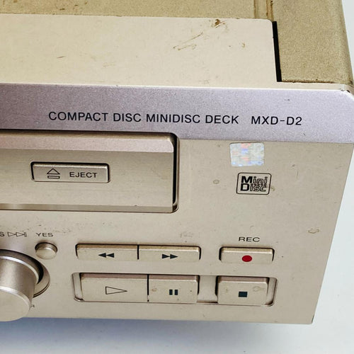 Sony Cd, Md Cassette Decks Cd/Md Mxd-D2 Ok