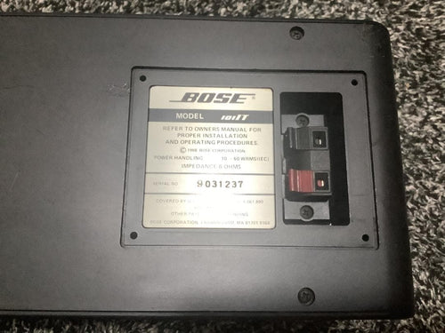 Bose Speaker 101It