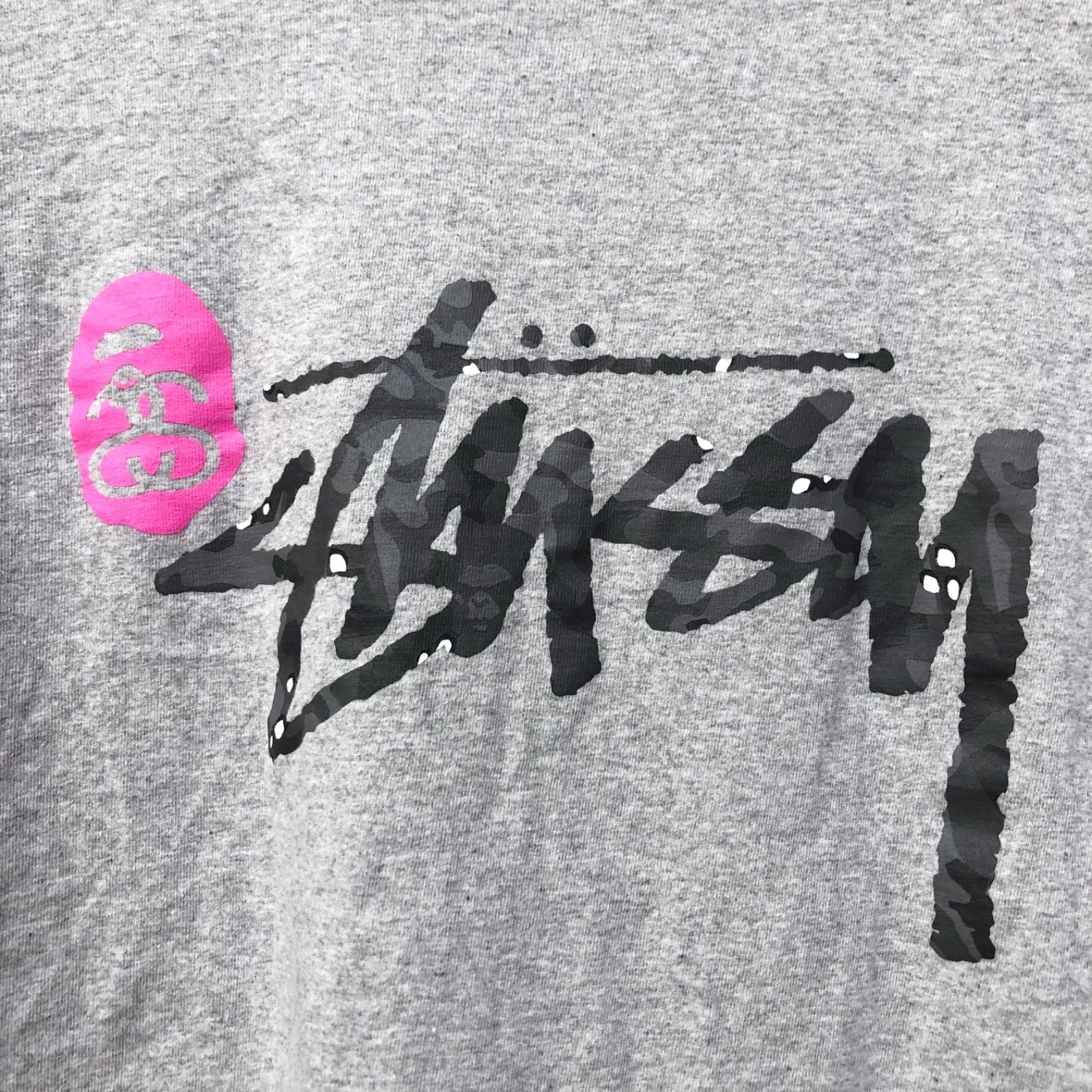 Stussy T -Shirt Bape Camo Shark M A Bathing Ape