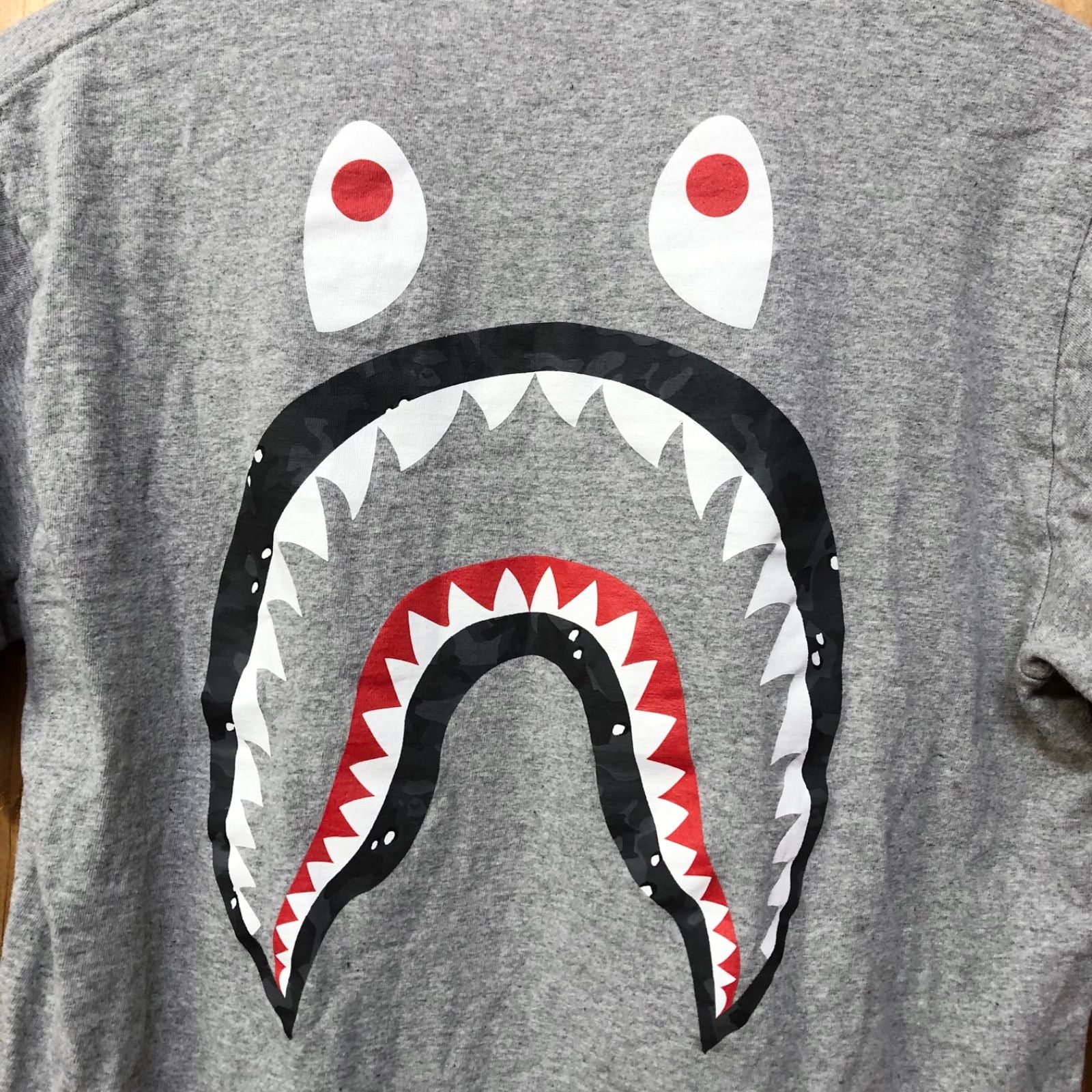 Stussy T -Shirt Bape Camo Shark M A Bathing Ape
