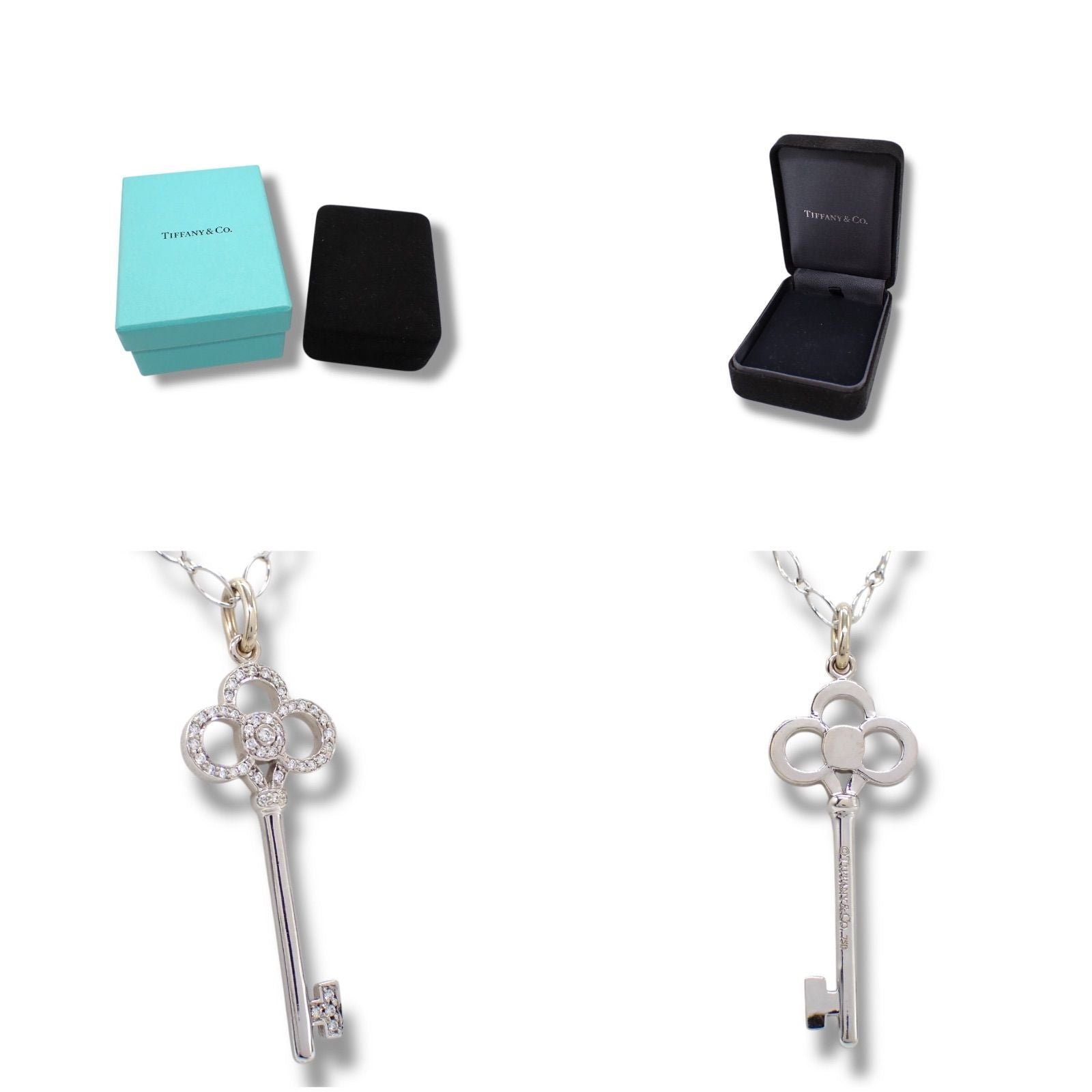 Tiffany Necklace Co. K18 Wg 750 4438