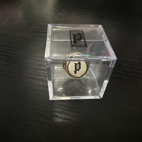 Rings Pointless Journey Toy Ring "P" White
