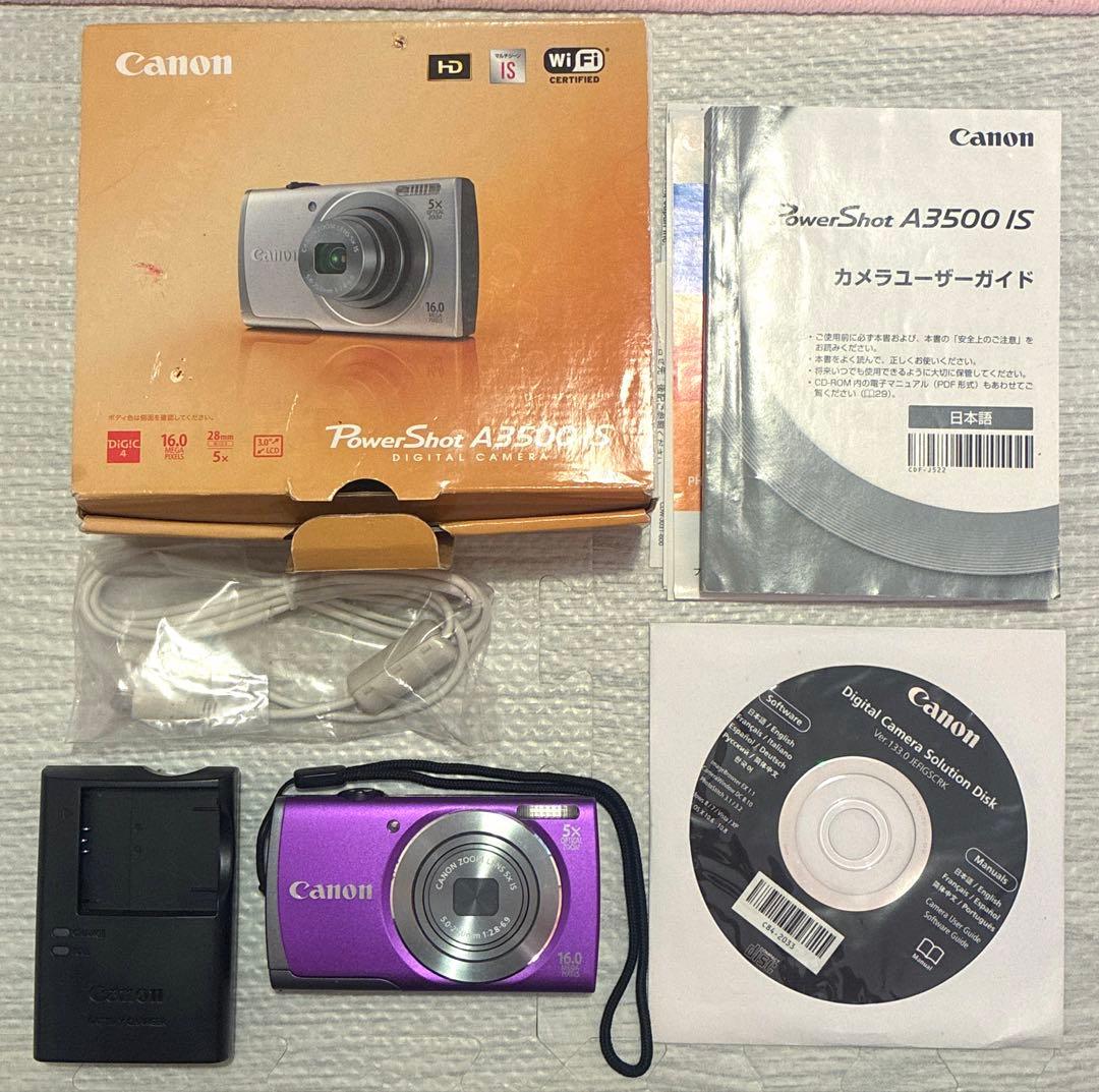 Canon Compact Digital Cameras Powershot A3500 Is Wifi