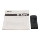 Teac Cd Md Cassette Deck W-1200 B 64