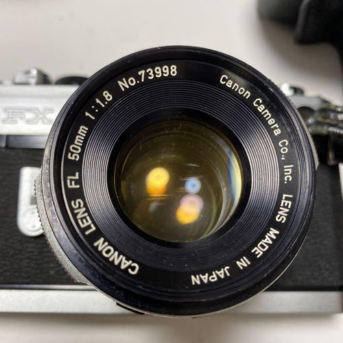 Canon Slr Camera (Film) Cano Fx Fl F1.8