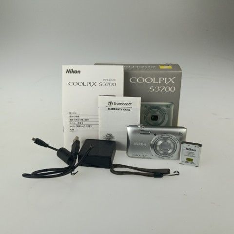 Nikon Compact Digital Camera Coolpix S3700 Silver