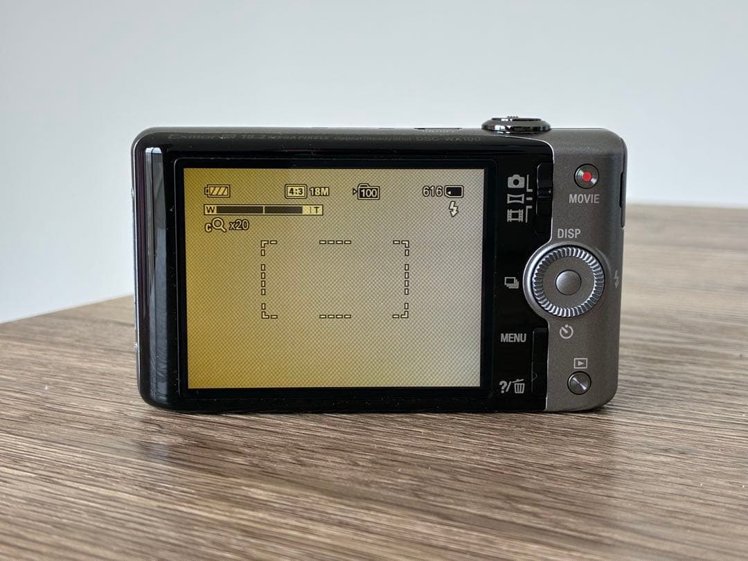 Sony Compact Digital Cameras Cyber-Shot Dsc-Wx100 18.2Mp
