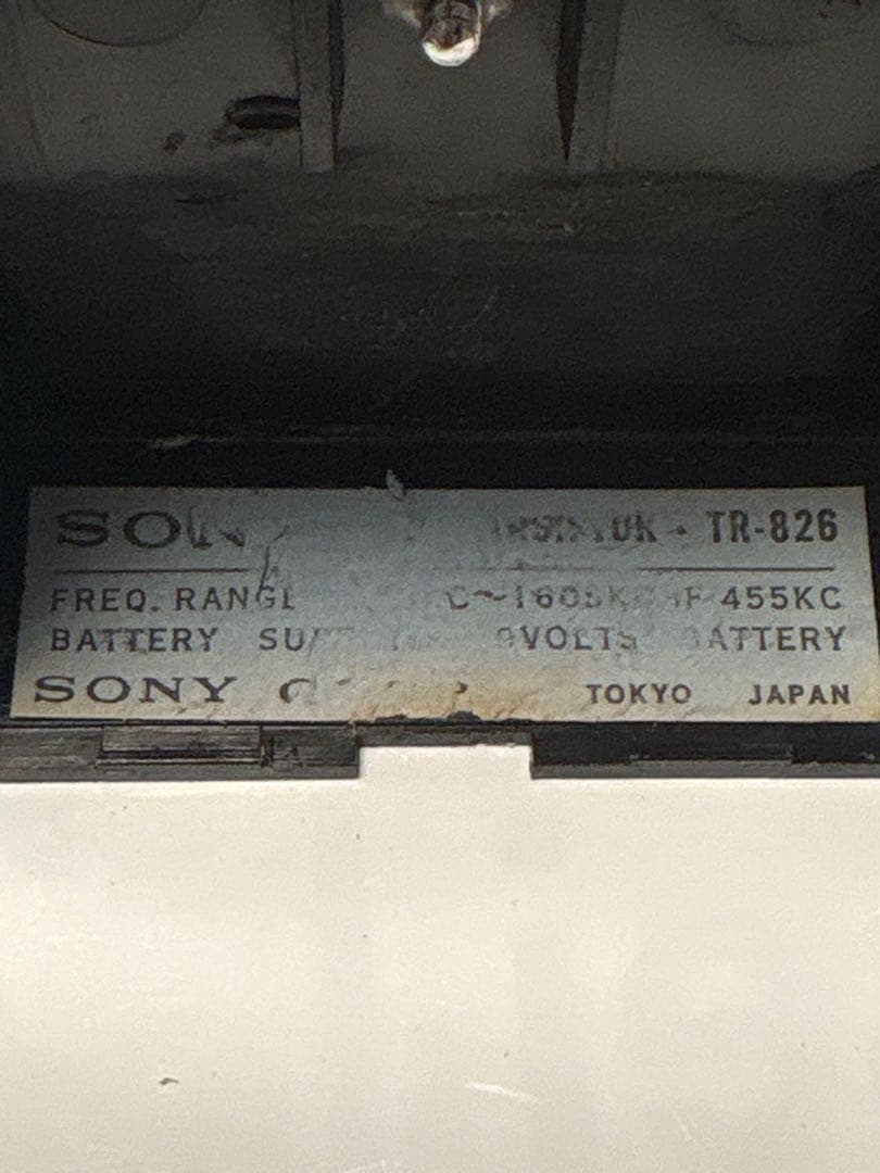 Sony Radios Radio Cassette Players Tr-826 8 Transistor