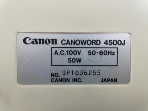 Other Canon Canoword 4500J