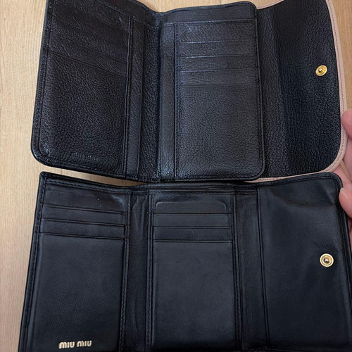 Miu Trifold Wallets Miumiu