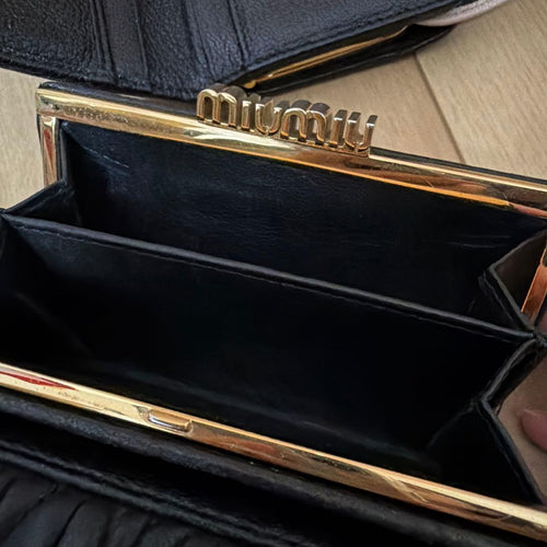 Miu Trifold Wallets Miumiu