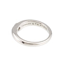 Tiffany Ring Tiffany&Co. 10 1P Pt Curved Band Diamond 90328855