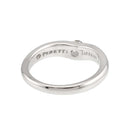 Tiffany Ring Tiffany&Co. 10 1P Pt Curved Band Diamond 90328855