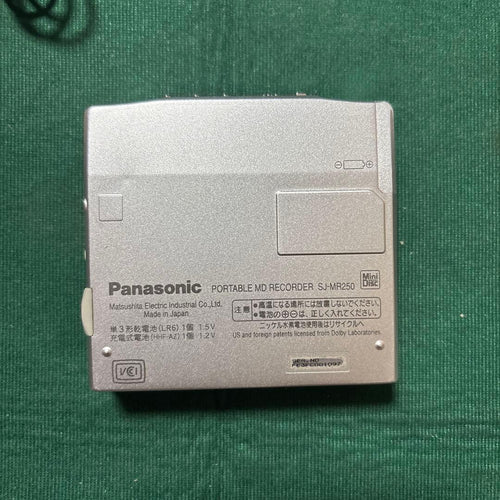 Panasonic Portable Md Players Sj-Mr250-S