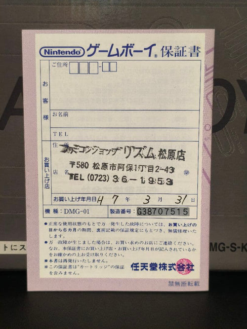 Nintendo Body (Game Boy)