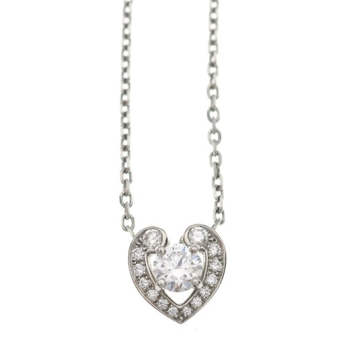Cartier Necklace Pt950 0.55Ct 7.9G Crn3018100