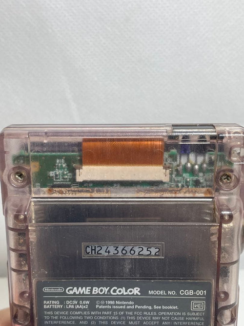 Gameboy Consoles (Game Boy Color) Y Cgb-001