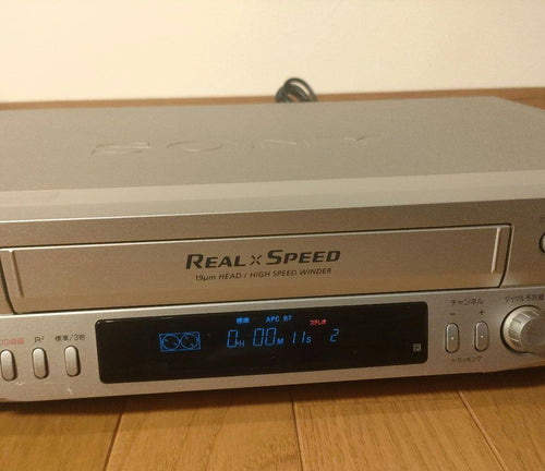 Cd Md Cassette Deck Sony Vhs Slv-R155