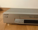 Cd Md Cassette Deck Sony Vhs Slv-R155
