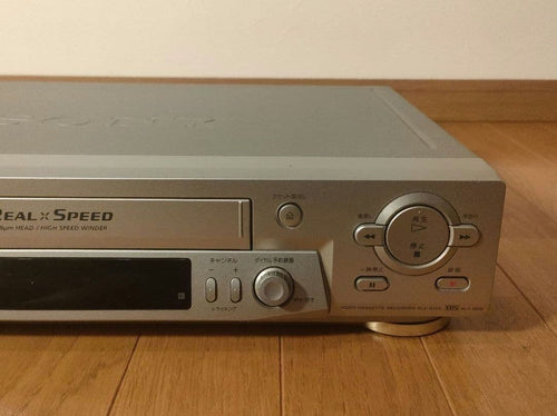 Cd Md Cassette Deck Sony Vhs Slv-R155