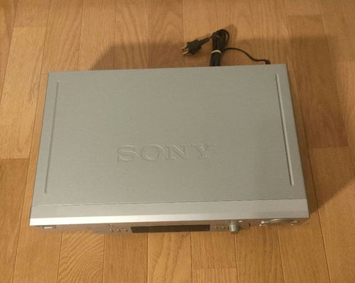 Cd Md Cassette Deck Sony Vhs Slv-R155