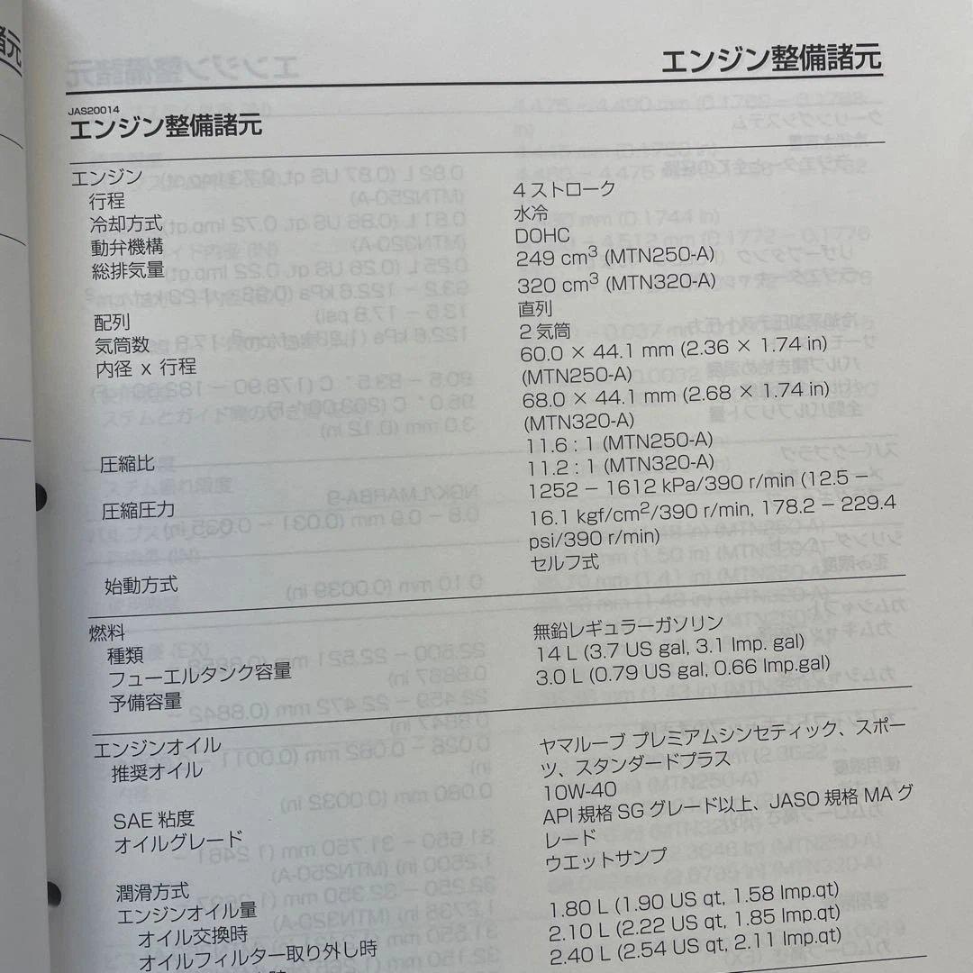 Catalogs Manuals Mt-25 Mt-03 2020