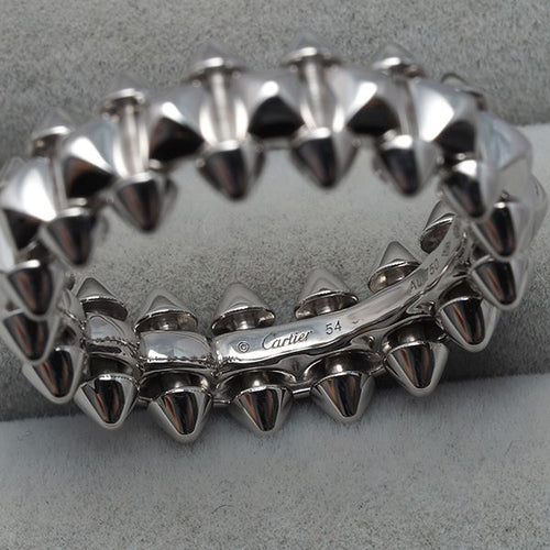 Cartier Ring Mm 54 K18Wg #197806